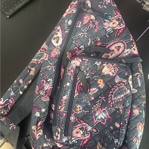 Vera Bradley Black and Pink Quilted Bag